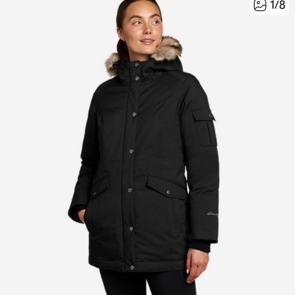 Women’s Superior Waterproof Down Stadium Parka Eddie Bauer XS P - Picture 1 of 9